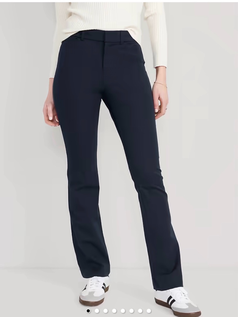 Old Navy Pixie Flare High Rise Navy Pants 611133-01-1-1402